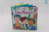 Booktopus Slide and Learn Board Book - My Good Manners Emotional Learning Book - Interactive Books for Kids 4+